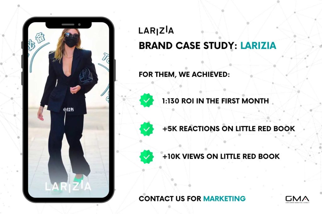 Gentlemen Marketing Agency case study: Larizia
