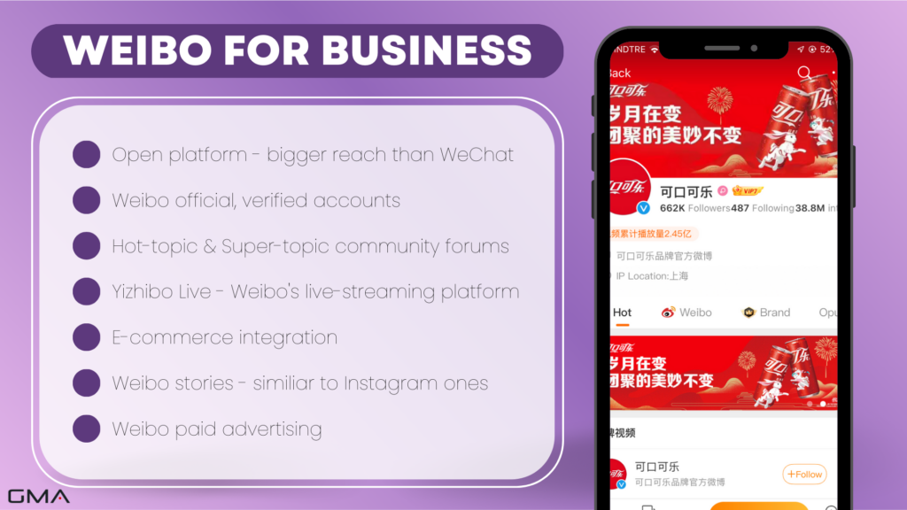 Weibo for business